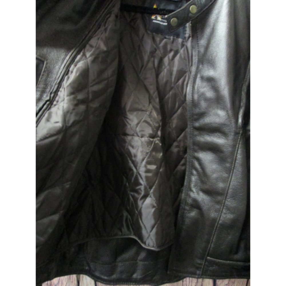 Xelement Retro Live to Ride motorcyle jacket LARGE - Picture 3 of 6